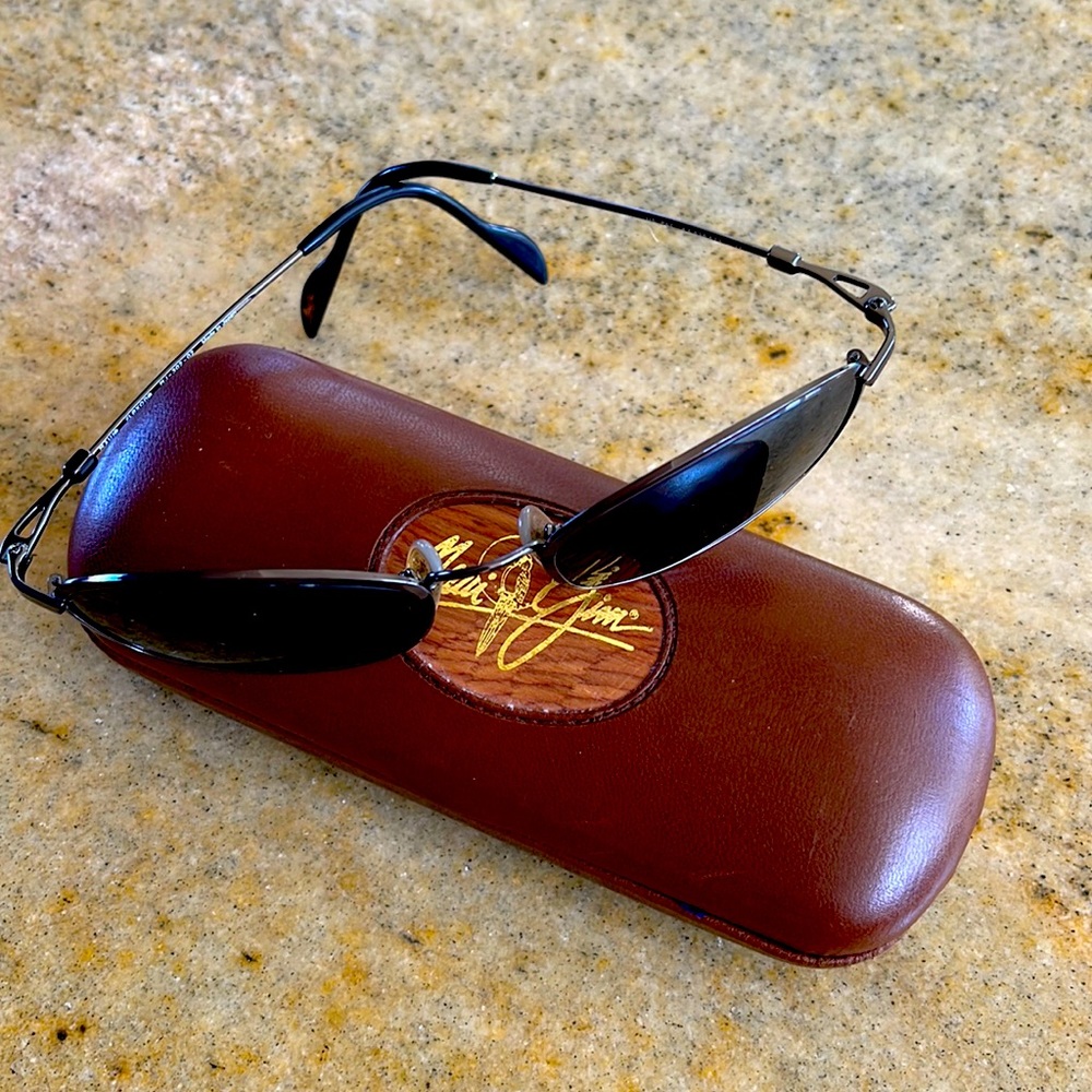 Maui Jim Flexon Titanium Polarized Sunglasses